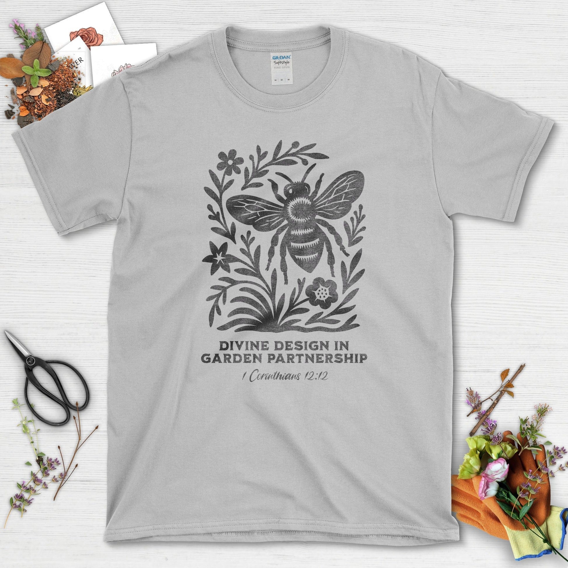 Divine Partnership T-Shirt Sport Grey / S Essential Tees