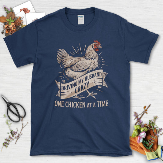 Driving My Husband Crazy T-Shirt Navy / S T-Shirt