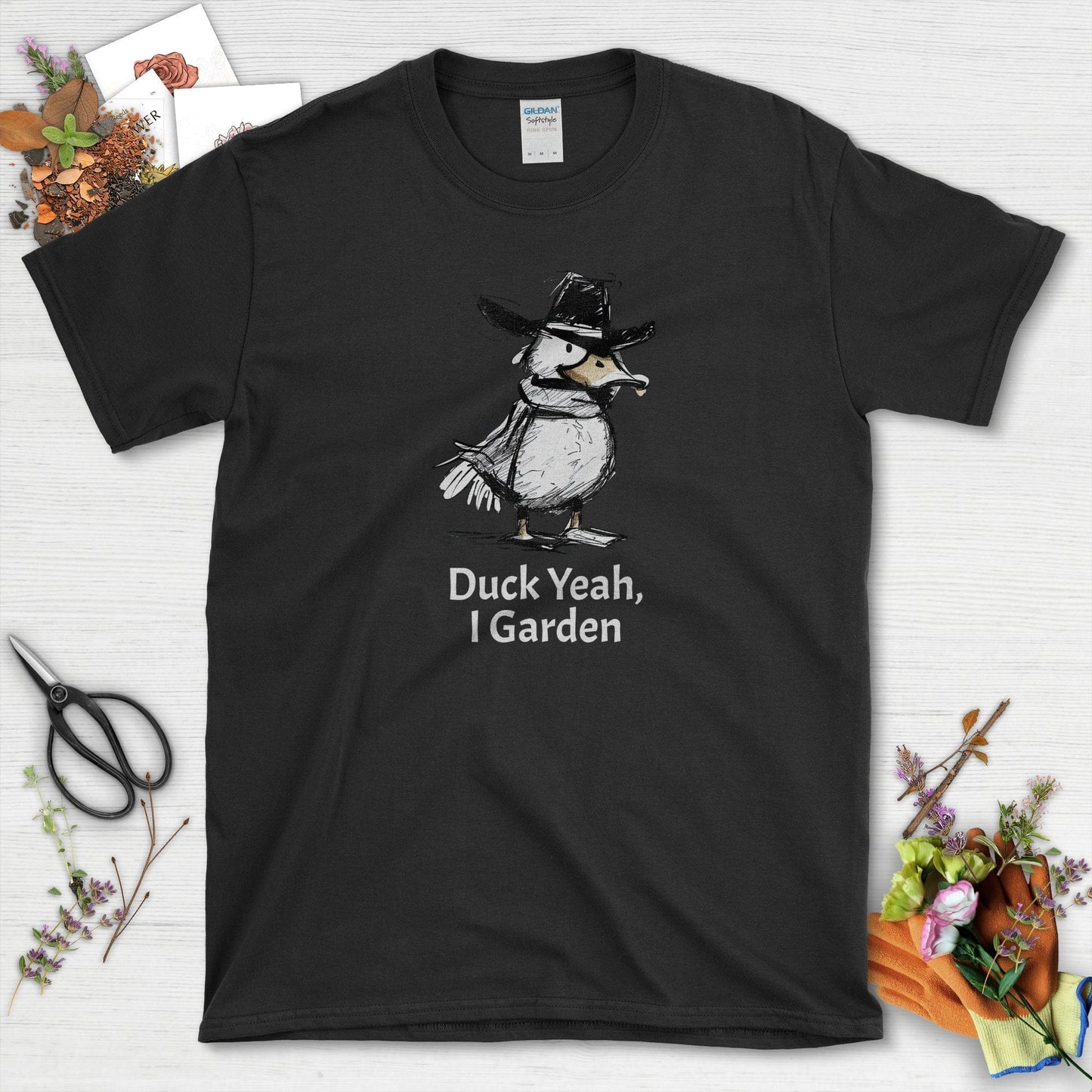 Duck Yeah I Garden T-Shirt Black / S T-Shirt