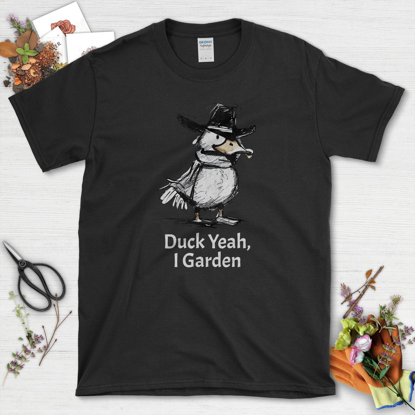 Duck Yeah I Garden T-Shirt Black / S T-Shirt