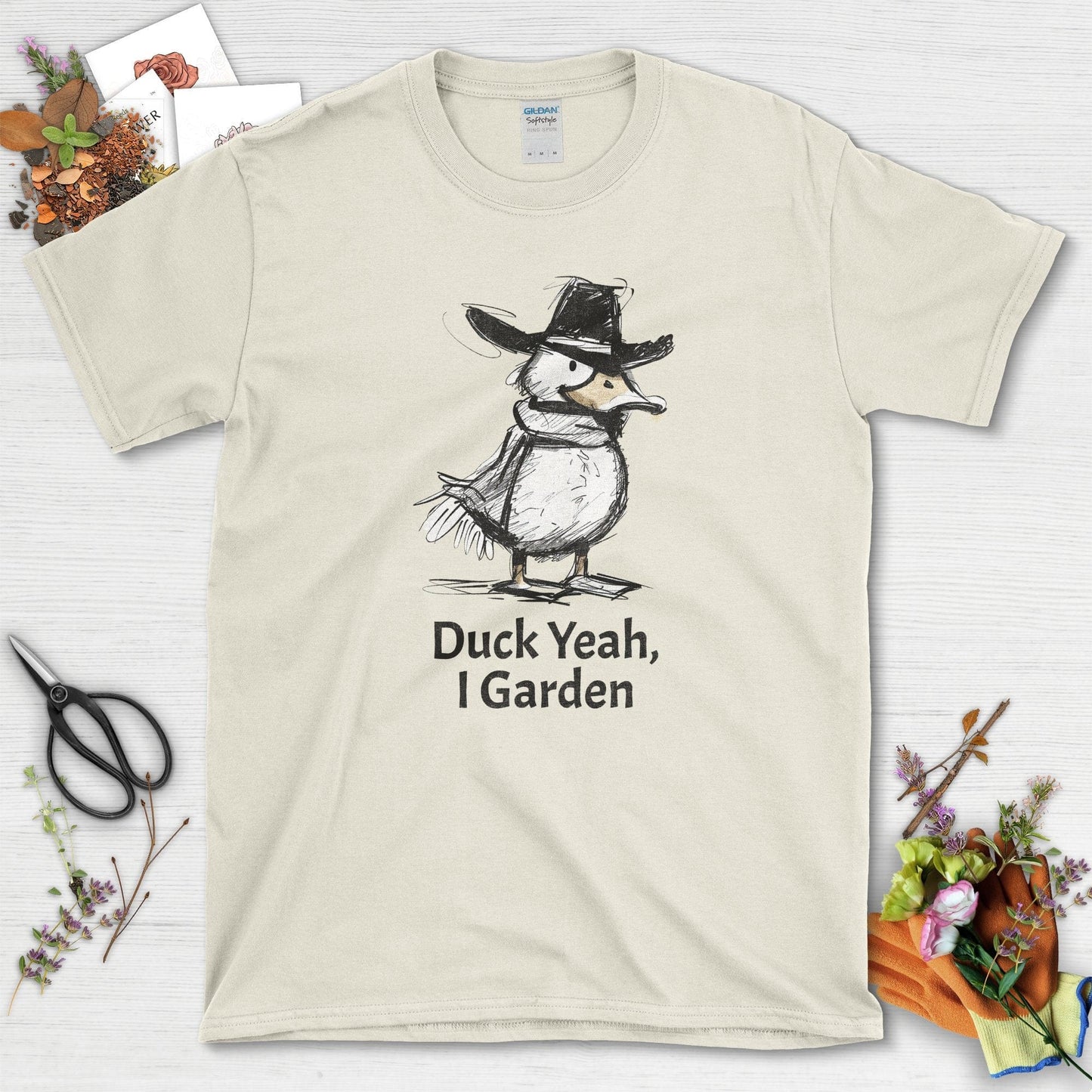 Duck Yeah I Garden T-Shirt Natural / S T-Shirt