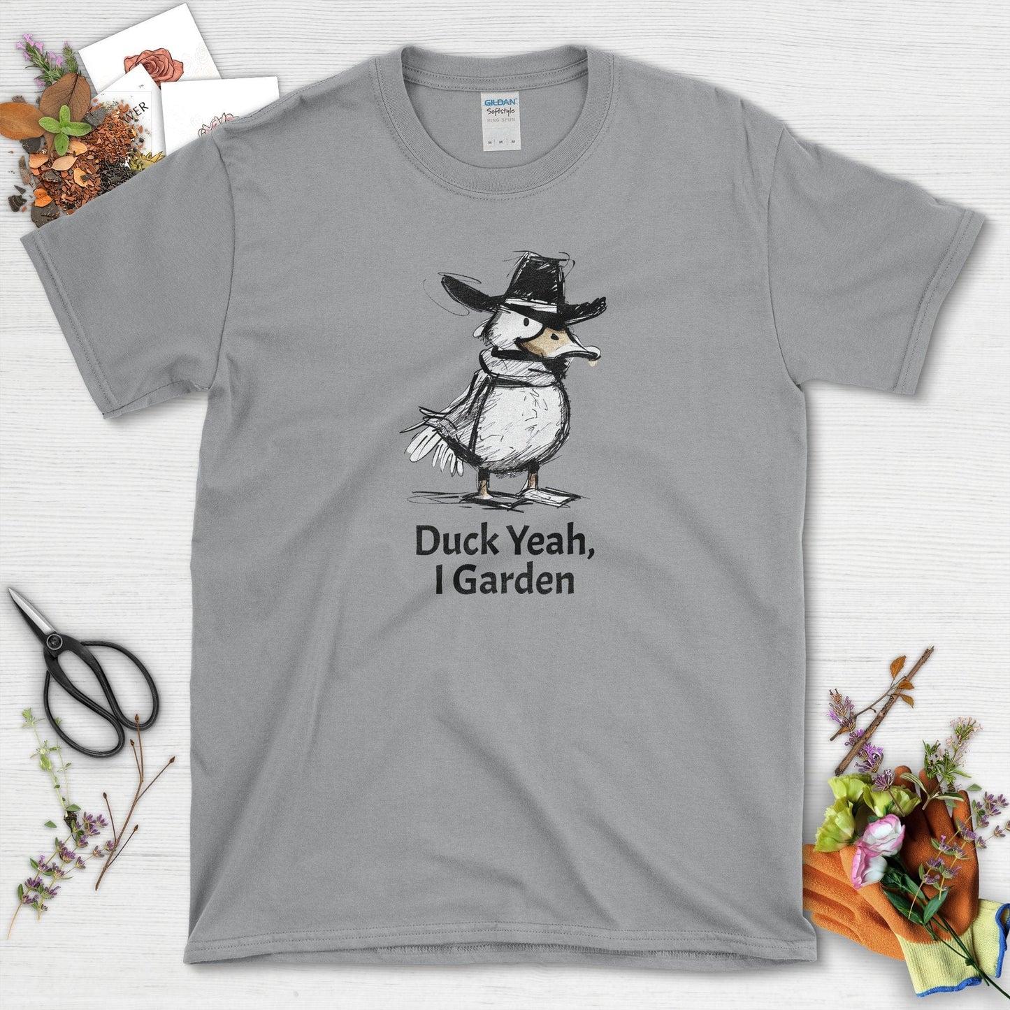 Duck Yeah I Garden T-Shirt Sport Grey / S T-Shirt