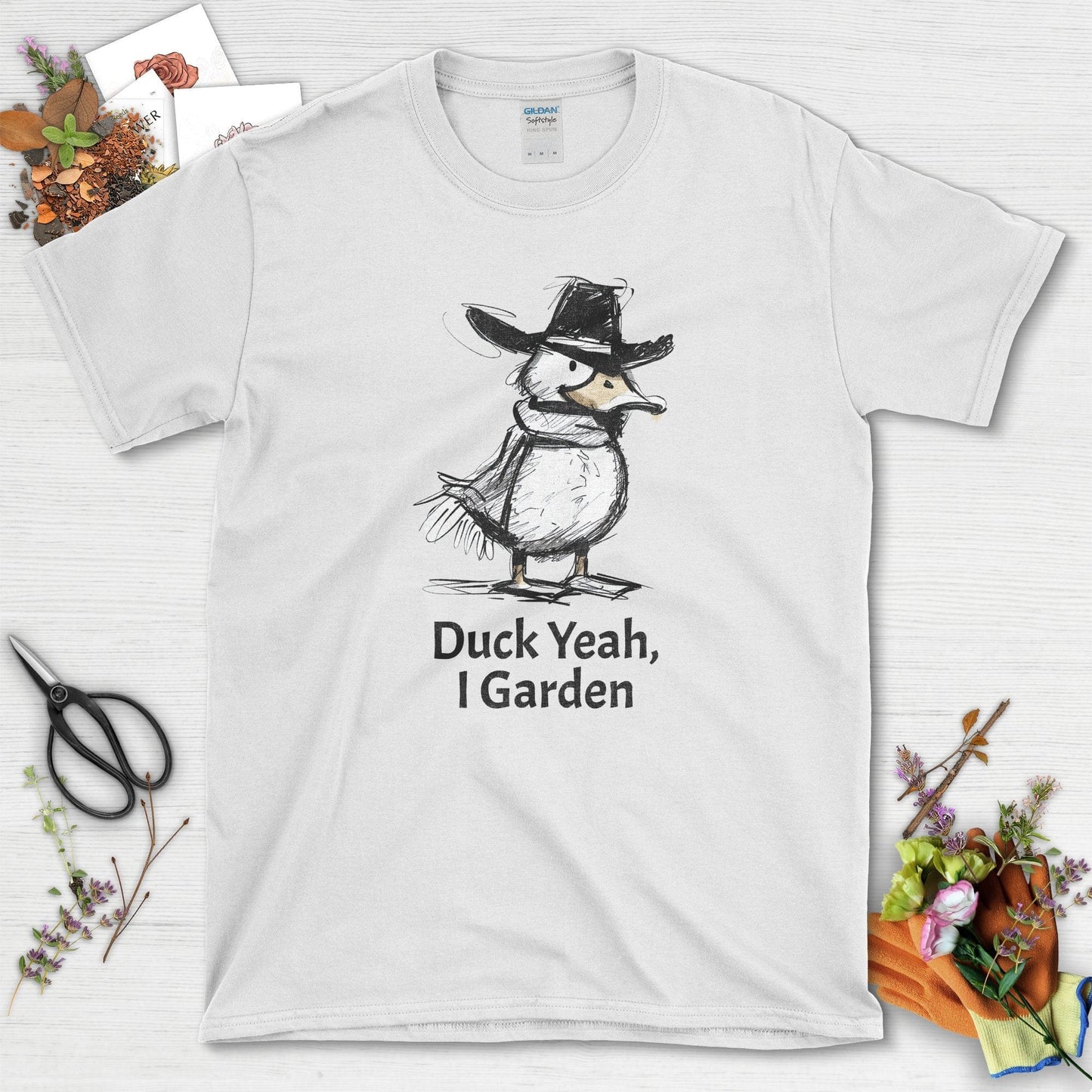 Duck Yeah I Garden T-Shirt White / S T-Shirt