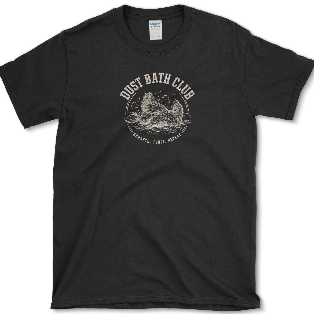 Dust Bath Club T-Shirt Black / S Essential Tees
