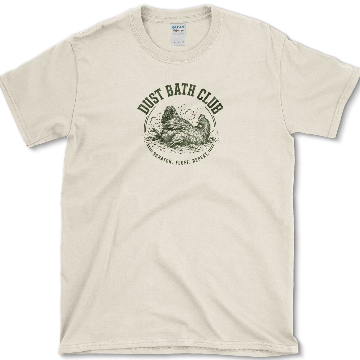 Dust Bath Club T-Shirt Natural / S Essential Tees