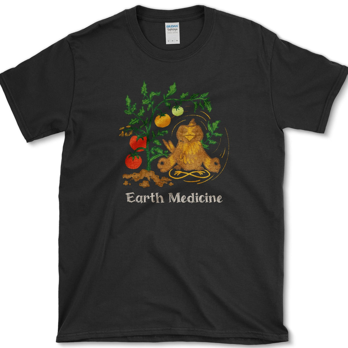 Earth Medicine Bird T-Shirt Black / S Essential Tees