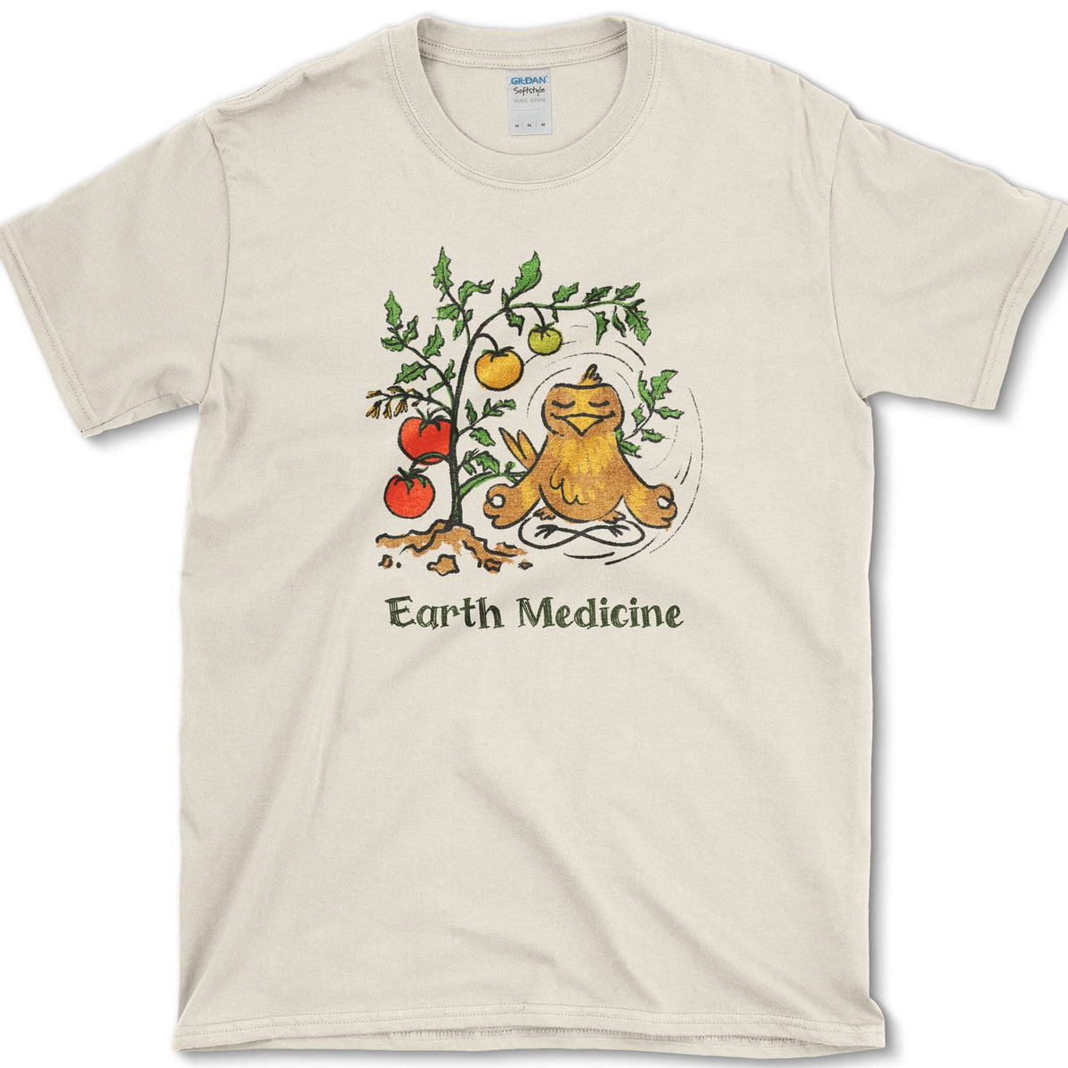Earth Medicine Bird T-Shirt Natural / S Essential Tees