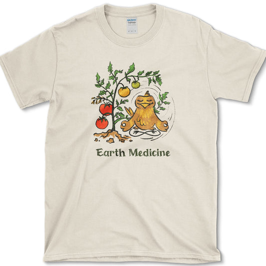 Earth Medicine Bird T-Shirt Natural / S Essential Tees