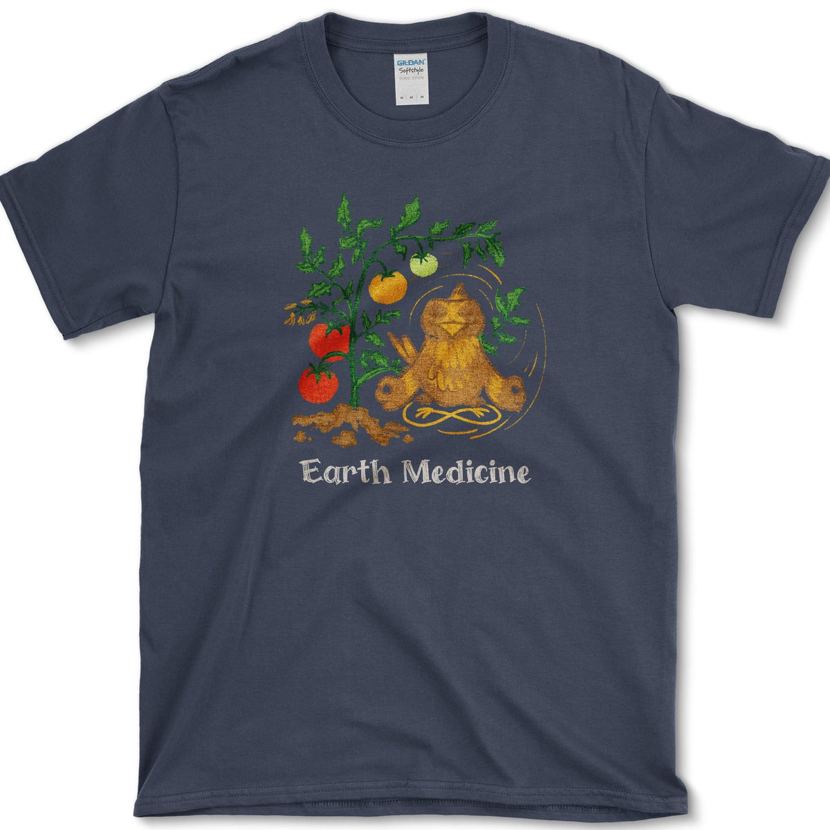 Earth Medicine Bird T-Shirt Navy / S Essential Tees