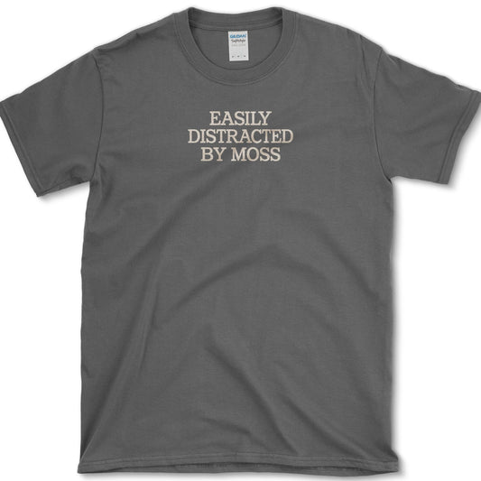 Easily Distracted By Moss T-Shirt Dark Heather / S Essential Tees