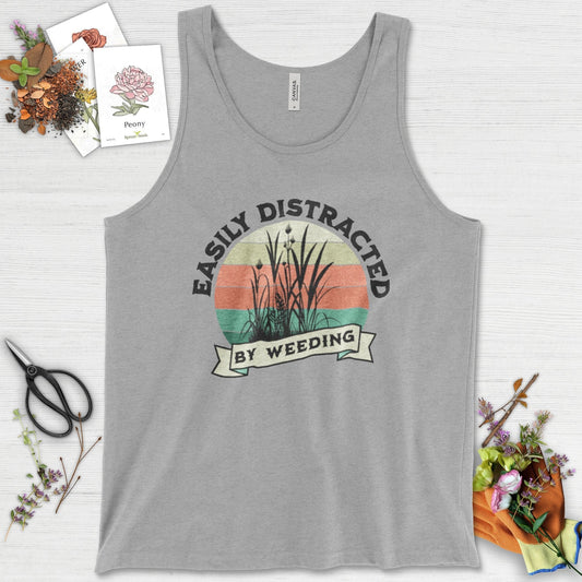 Easily Distracted By Weeding Tank Top Athletic Heather / XS Physical Item