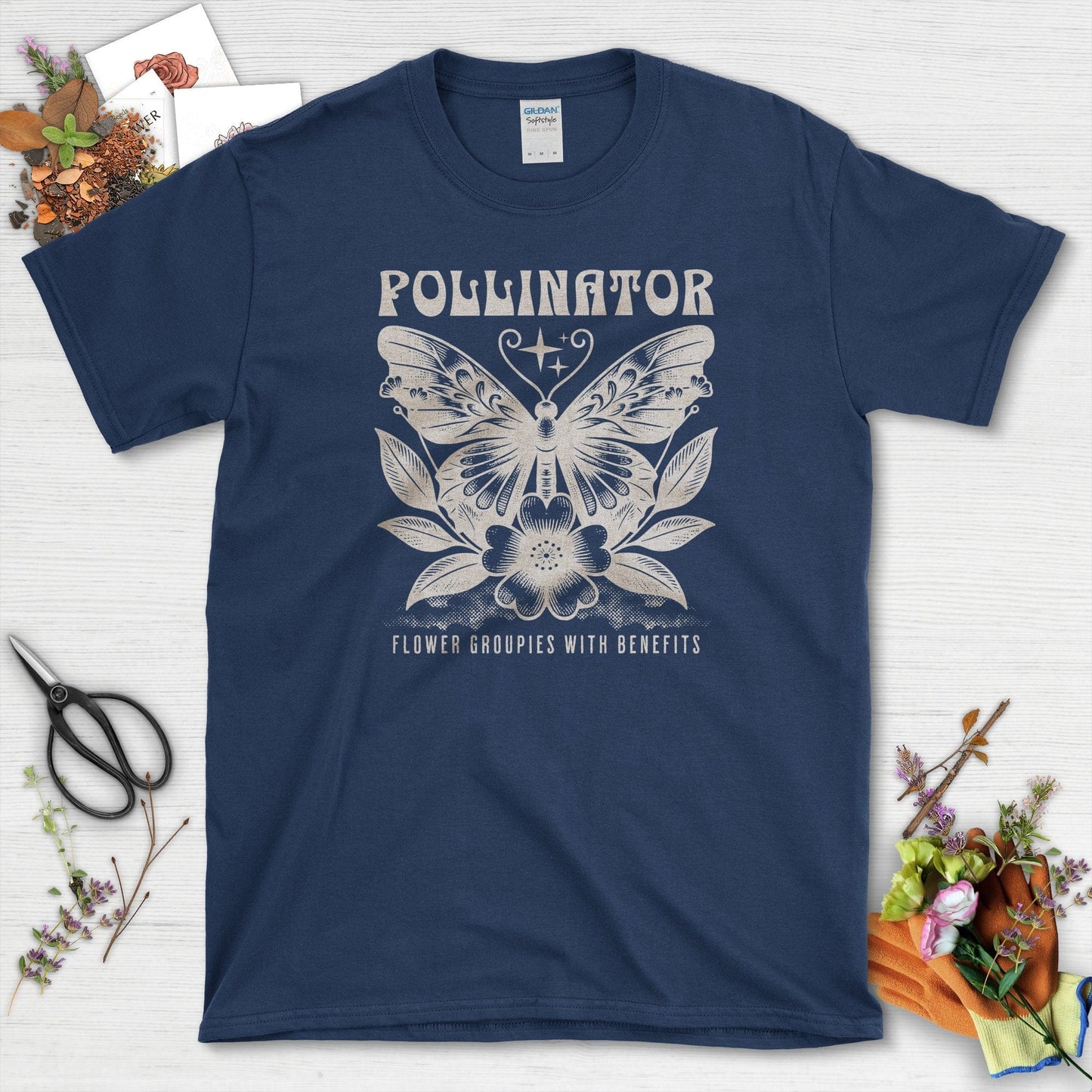 Eco-Friendly Pollinator T-Shirt Navy / S T-Shirt