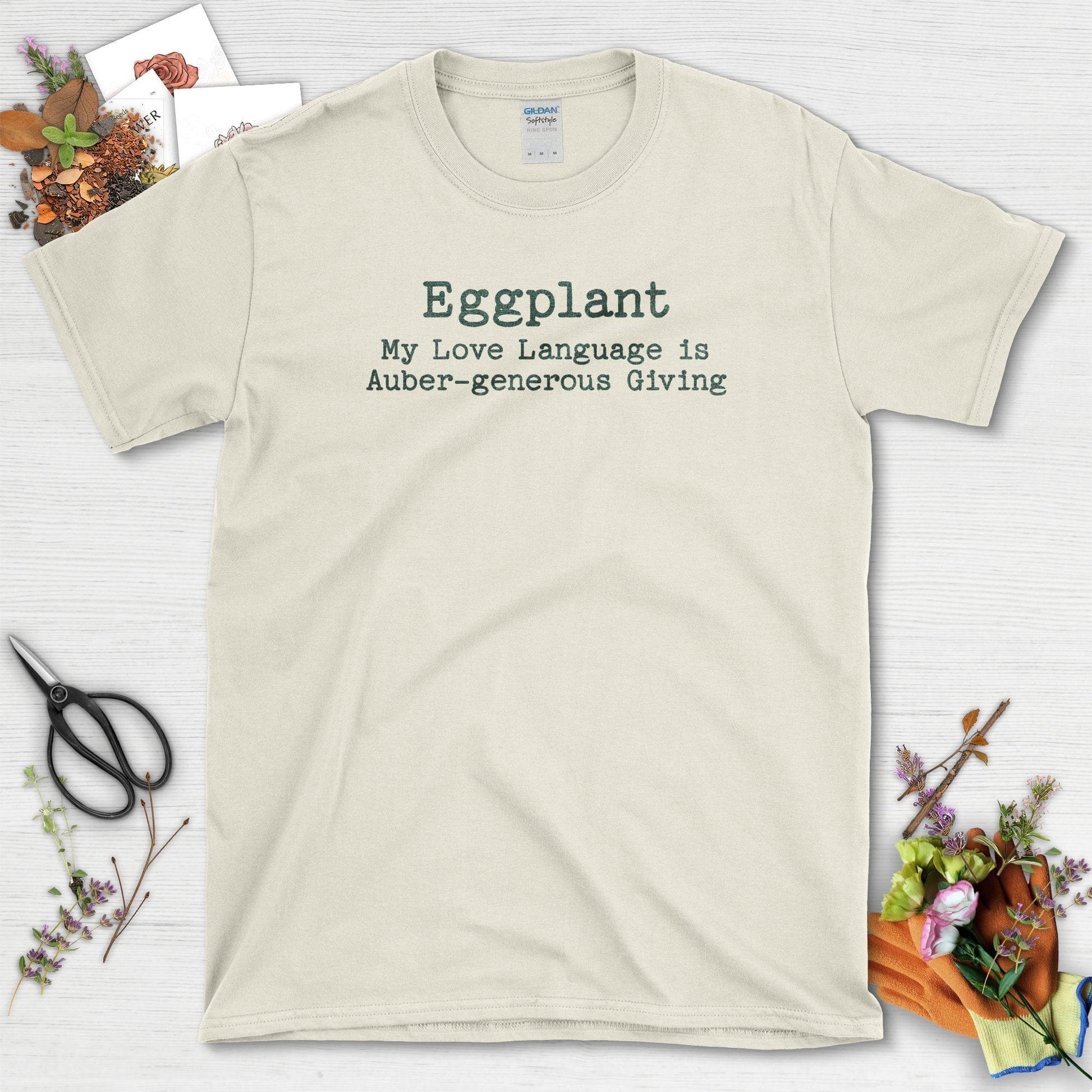 Eggplant Auber-generous Giving T-Shirt Natural / S T-Shirt