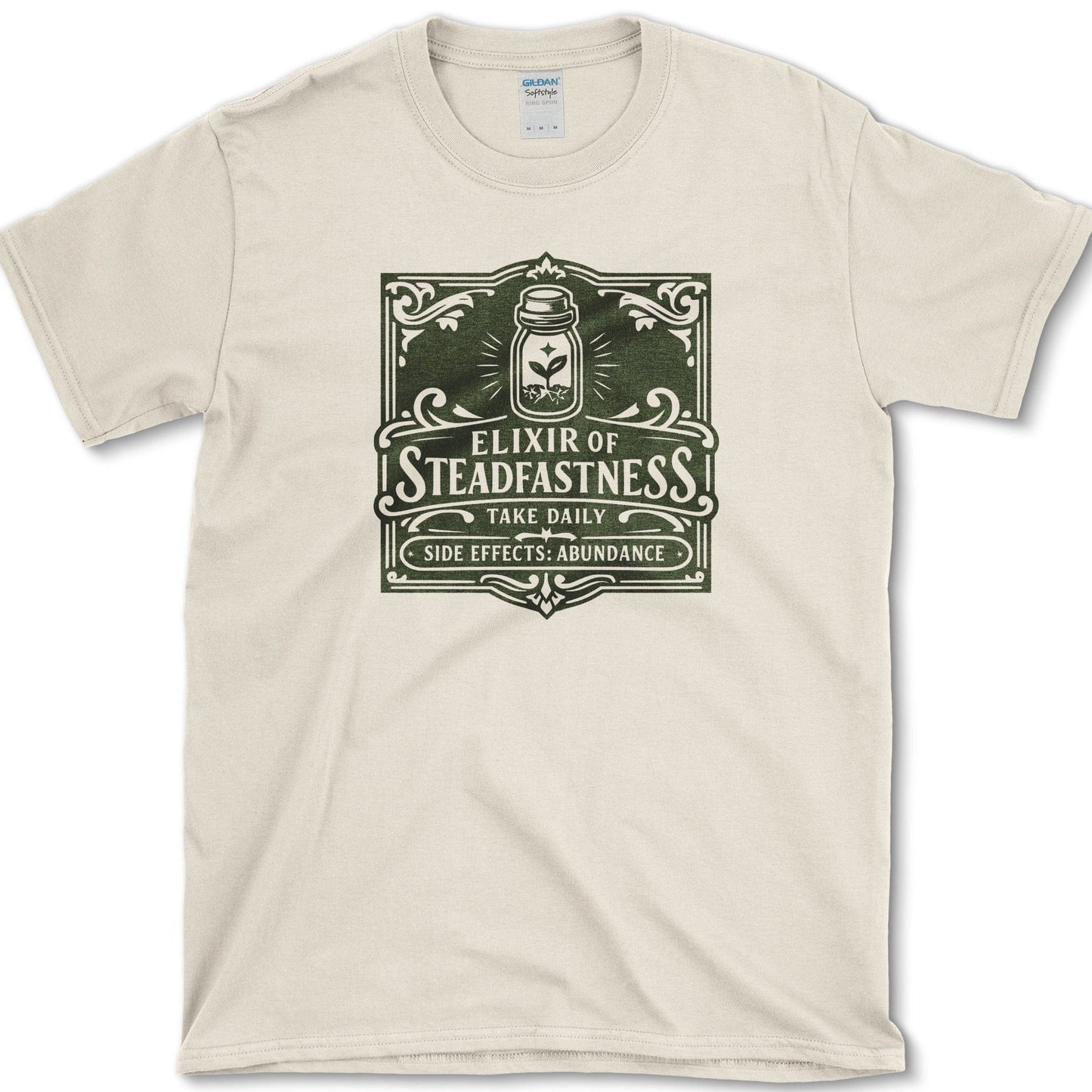 Elixir of Steadfastness T-Shirt Essential Tees / S / Natural Physical Item