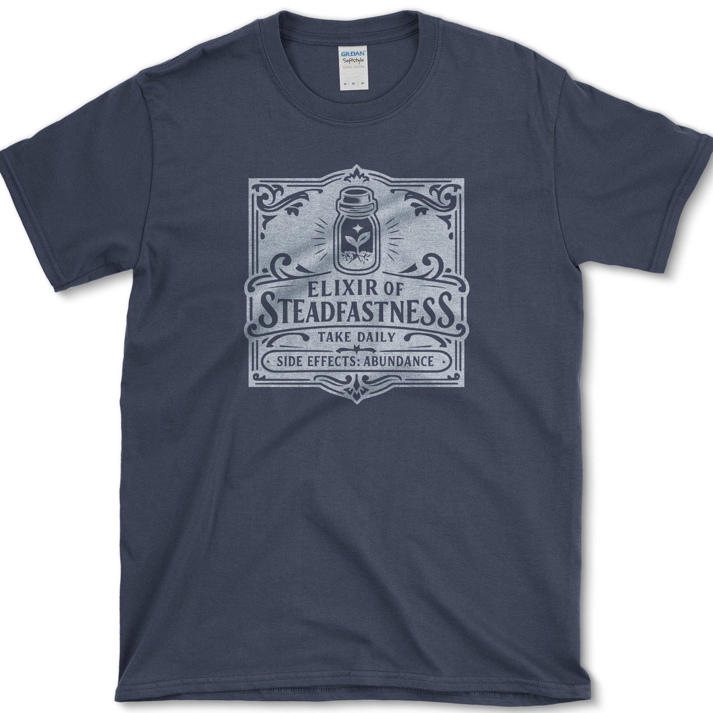 Elixir of Steadfastness T-Shirt Essential Tees / S / Navy Physical Item