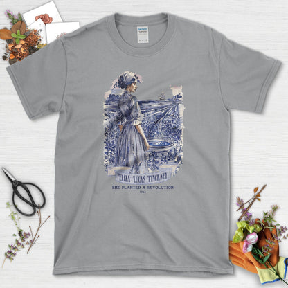 Eliza Lucas Pinckney T-Shirt T-Shirts / S / Sport Grey Physical Item