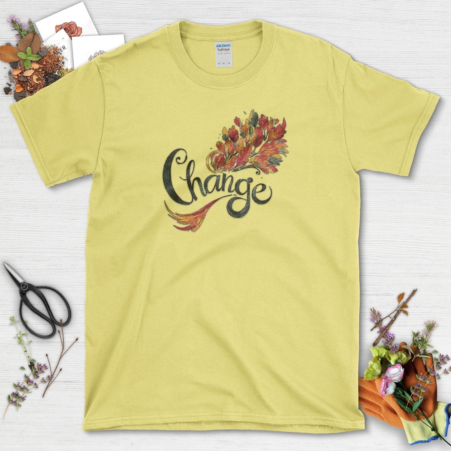 Embrace Change T-Shirt Cornsilk / S T-Shirt