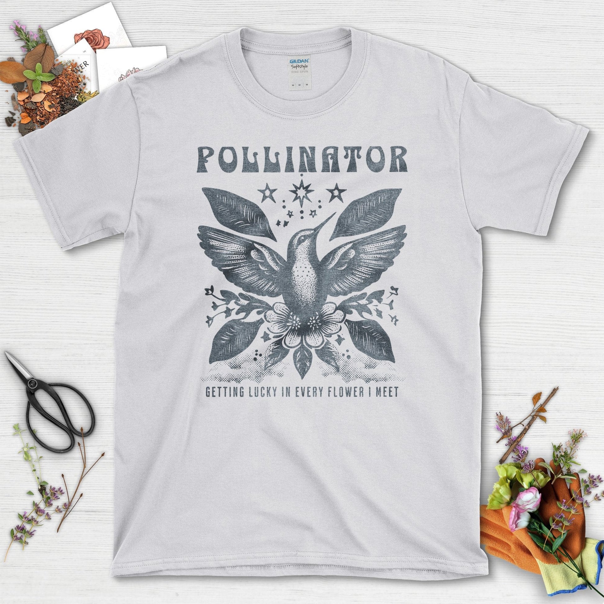 Embrace Nature and Spirituality with Pollinator T-Shirts Sport Grey / S T-Shirt