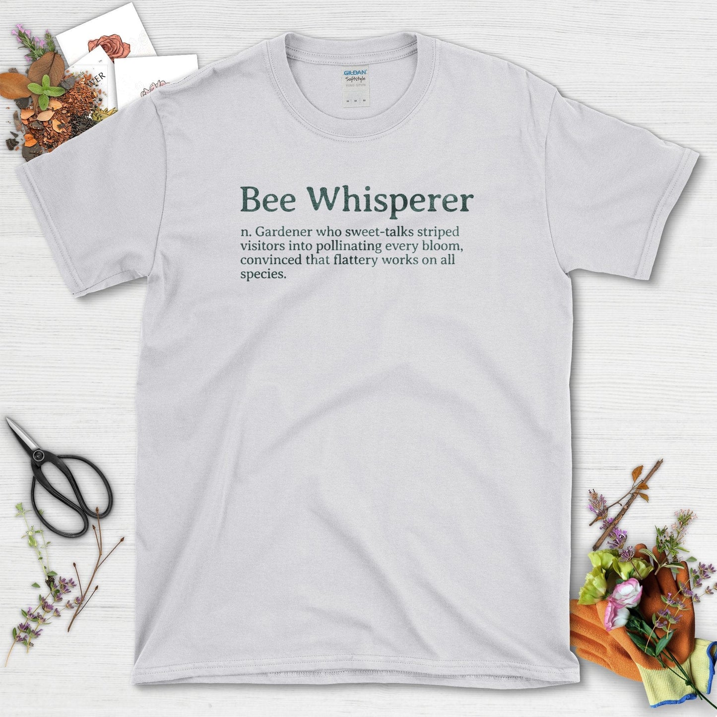 Embrace Nature with Bee Whisperer Garden T-Shirts Sport Grey / S T-Shirt