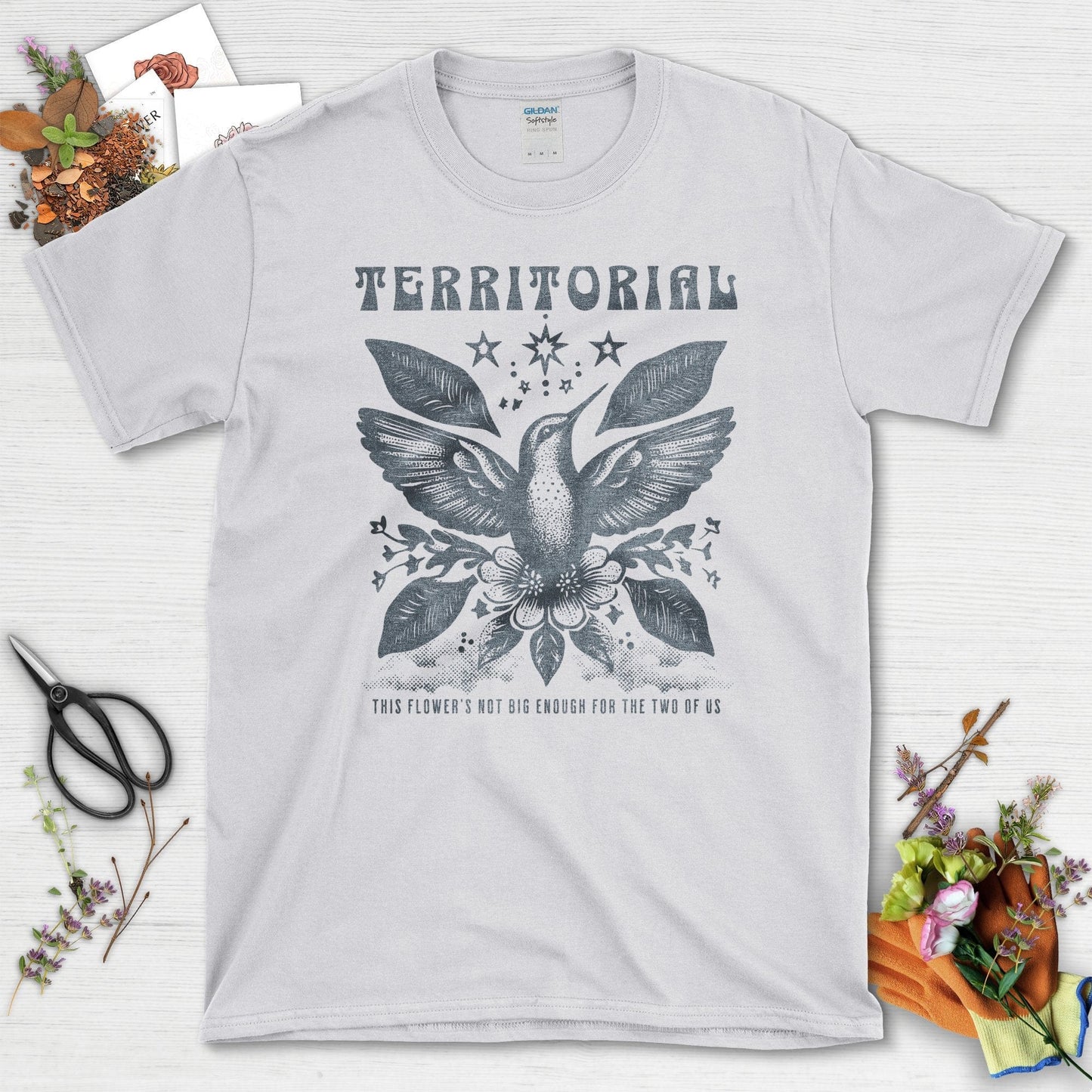 Embrace Nature with Territorial Themed Garden T-Shirts Sport Grey / S T-Shirt