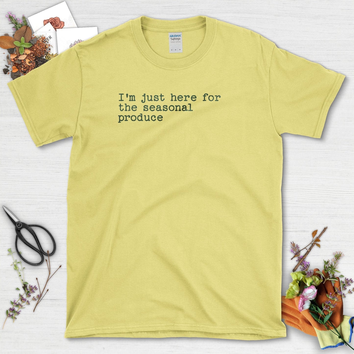 Embrace Seasonal Produce T-Shirt Cornsilk / S T-Shirt