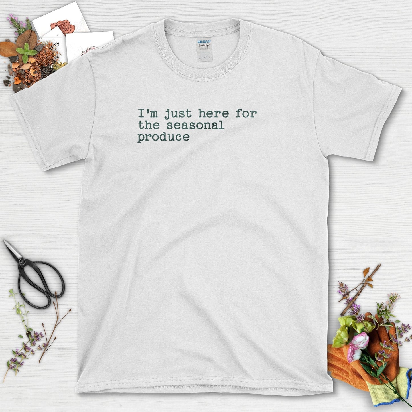 Embrace Seasonal Produce T-Shirt White / S T-Shirt