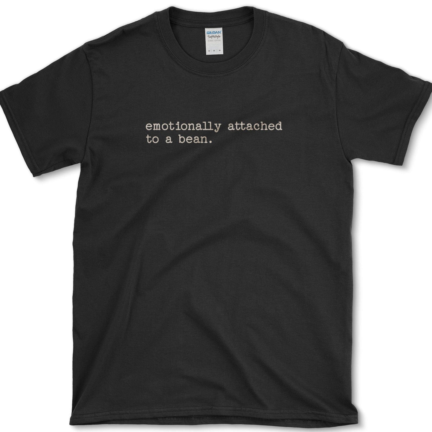 Emotionally Attached Bean T-Shirt Black / S Essential Tees