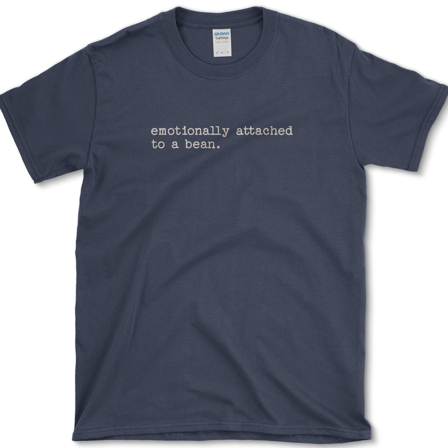 Emotionally Attached Bean T-Shirt Navy / S Essential Tees