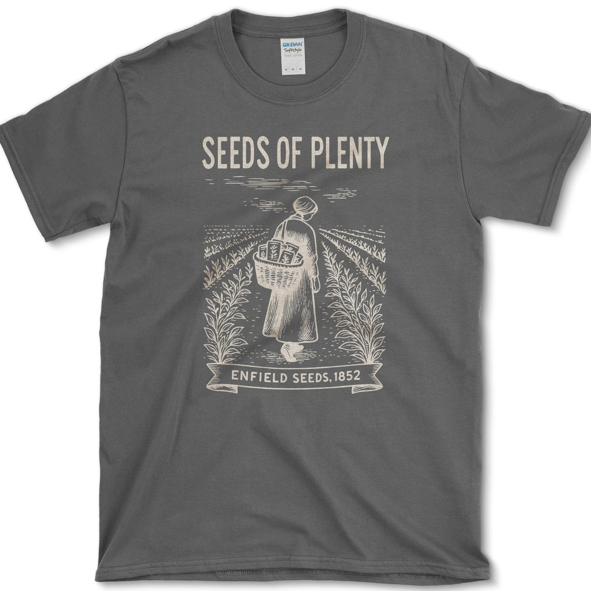 Enfield Seeds of Plenty T-Shirt Dark Heather / S Essential Tees