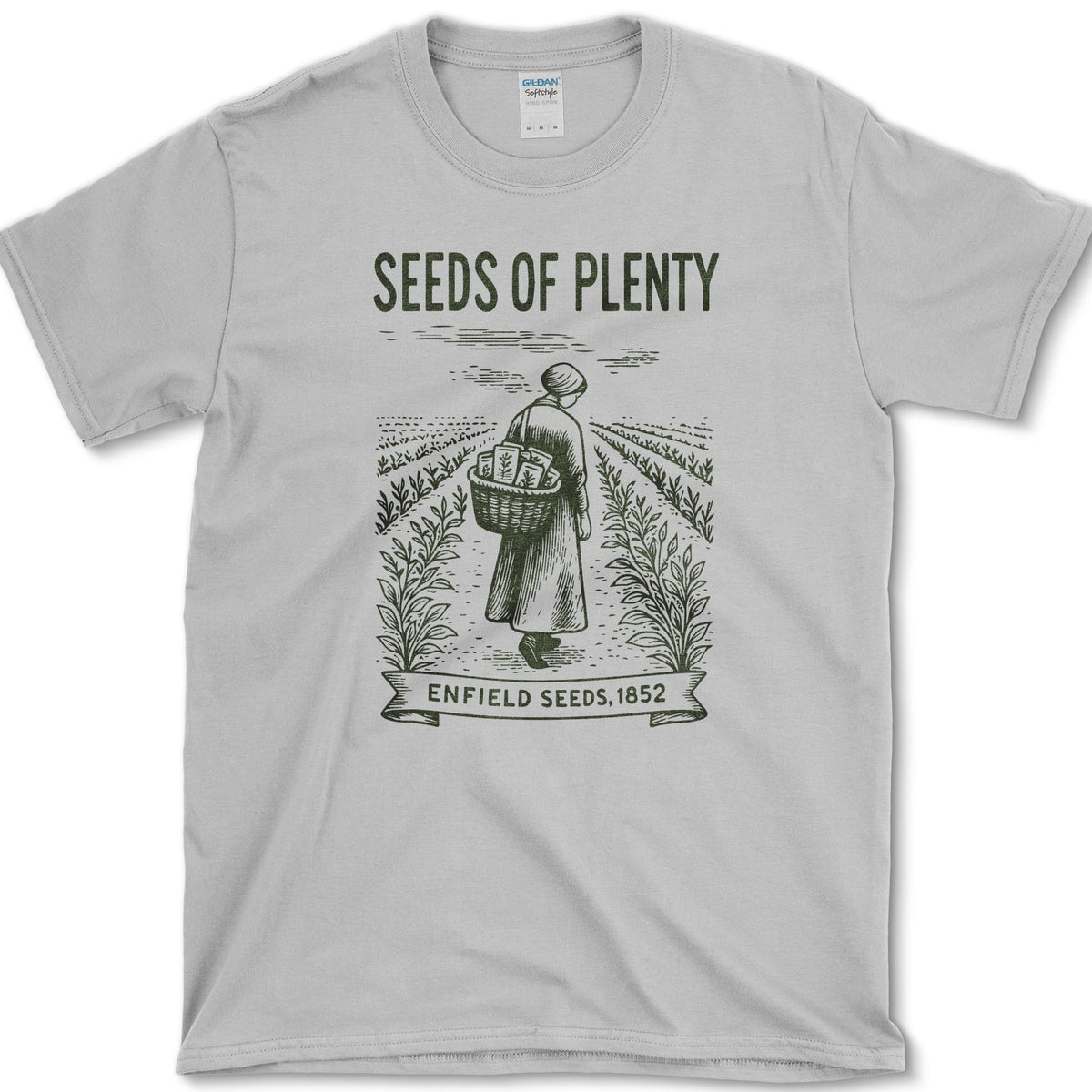 Enfield Seeds of Plenty T-Shirt Sport Grey / S Essential Tees