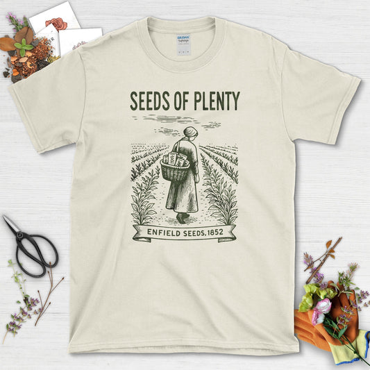 Enfield Seeds of Plenty T-Shirt T-Shirts / S / Natural Physical Item