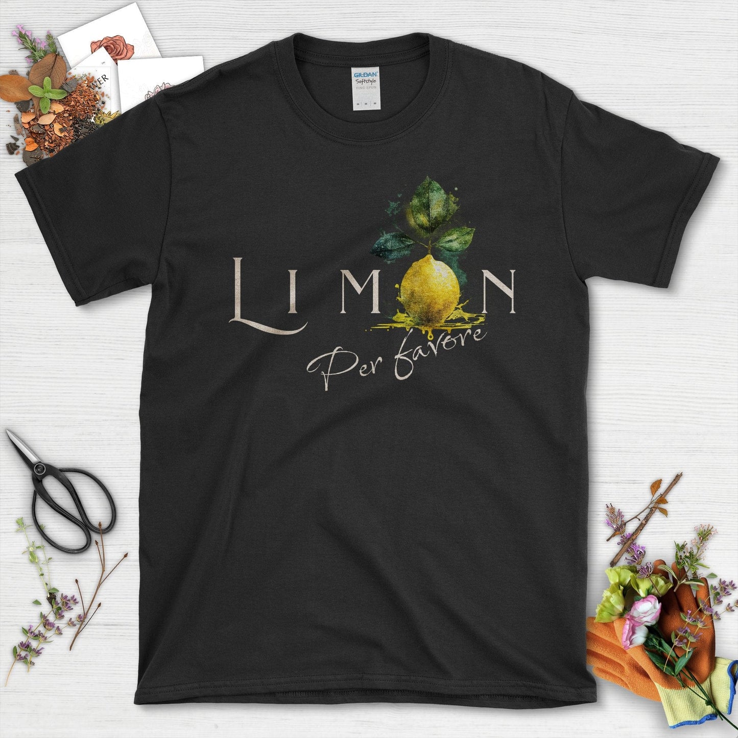 Enjoy a Slice of Lemon Art on Your Stylish T-Shirt Black / S T-Shirt