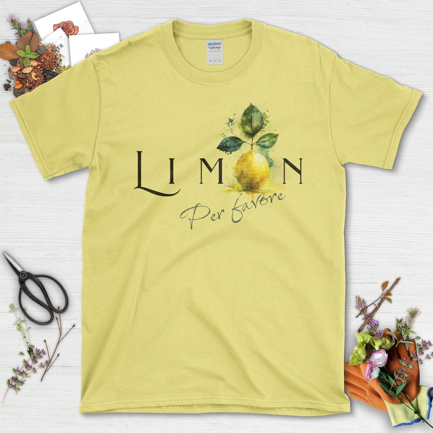 Enjoy a Slice of Lemon Art on Your Stylish T-Shirt Cornsilk / S T-Shirt