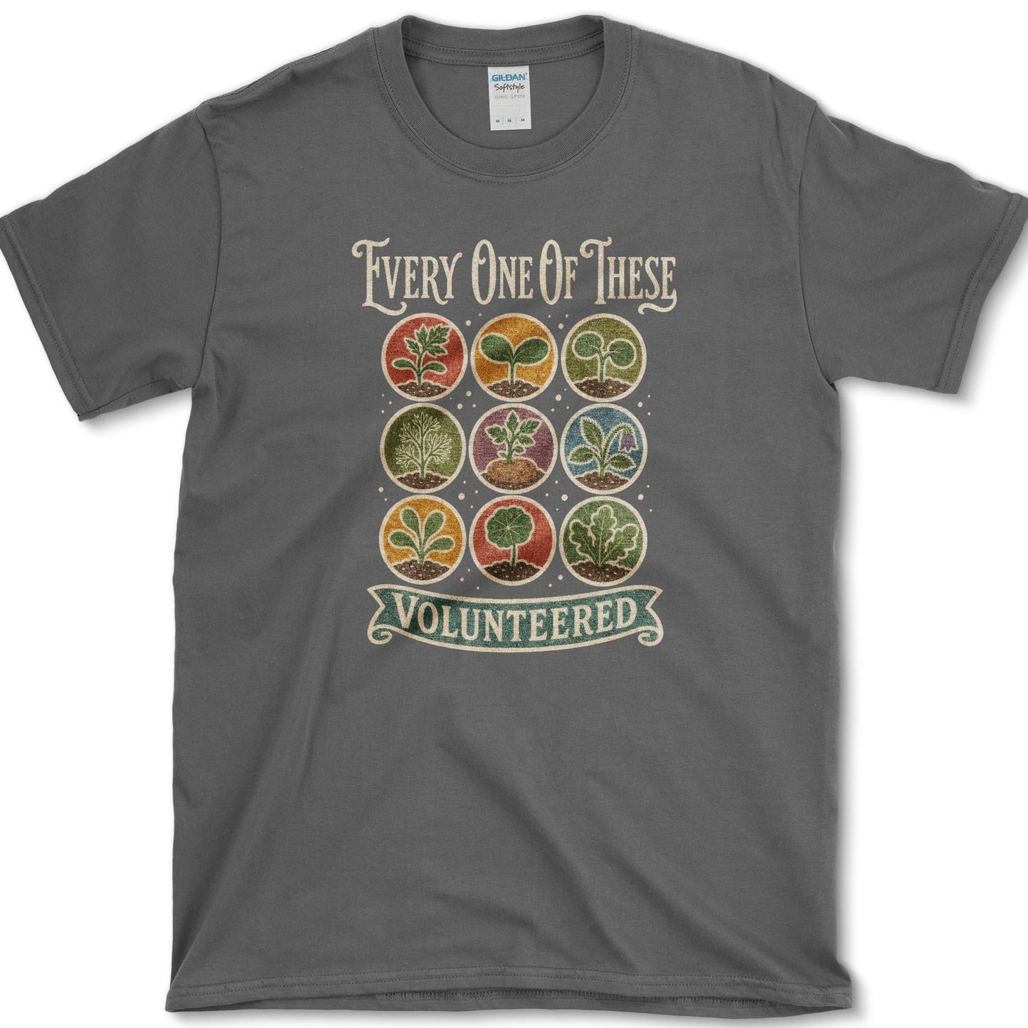 Every One Volunteered T-Shirt Dark Heather / S Essential Tees