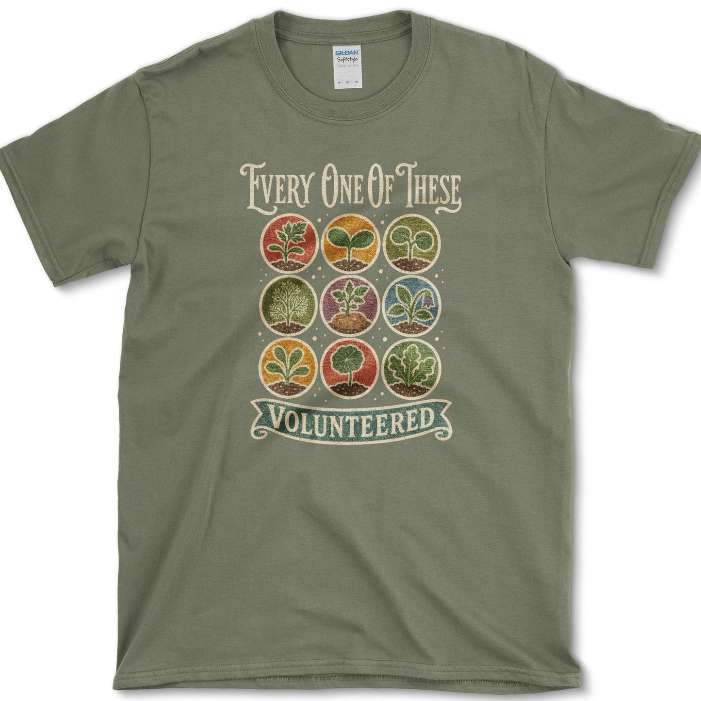 Every One Volunteered T-Shirt Military Green / S Essential Tees