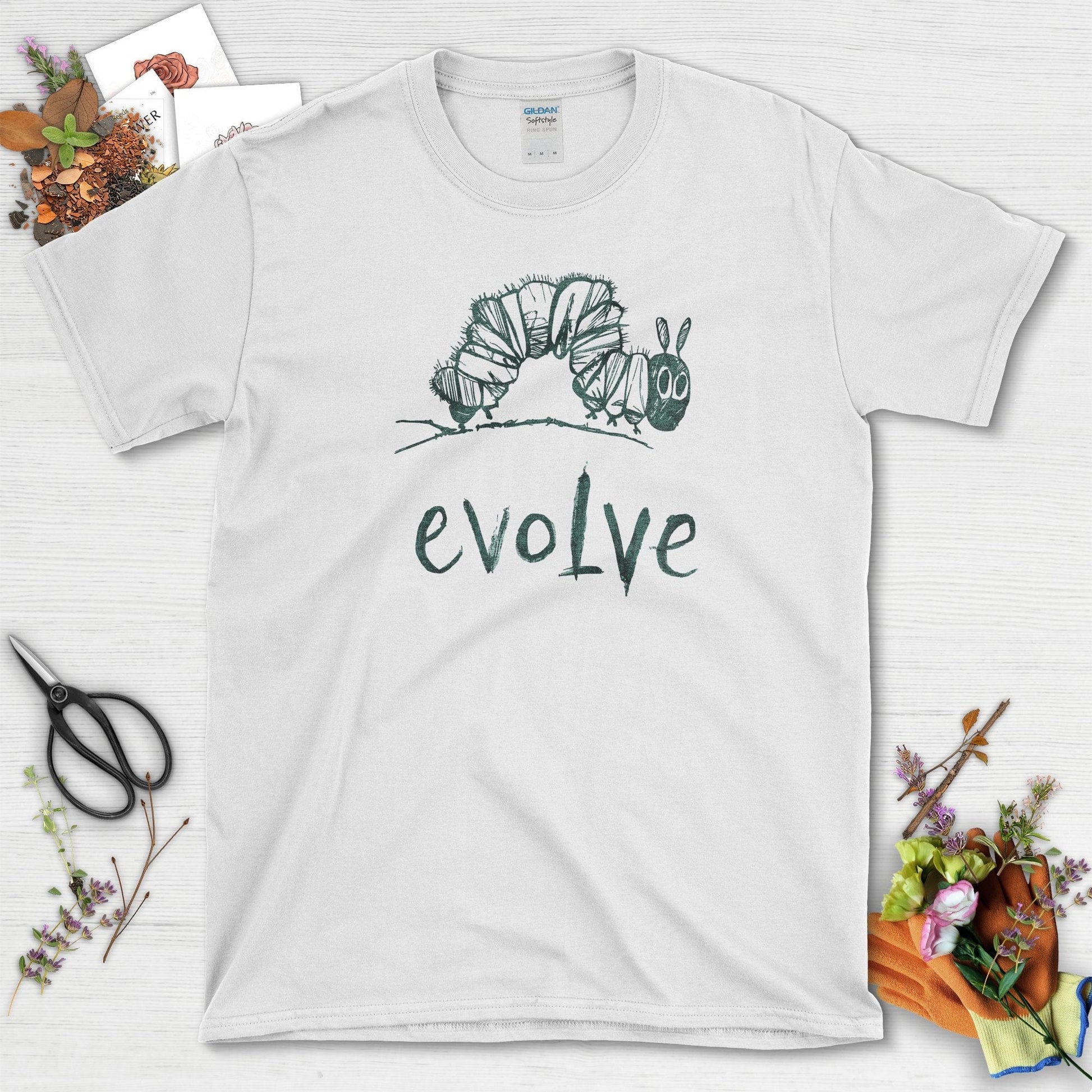 Evolve Caterpillar T-Shirt White / S T-Shirt