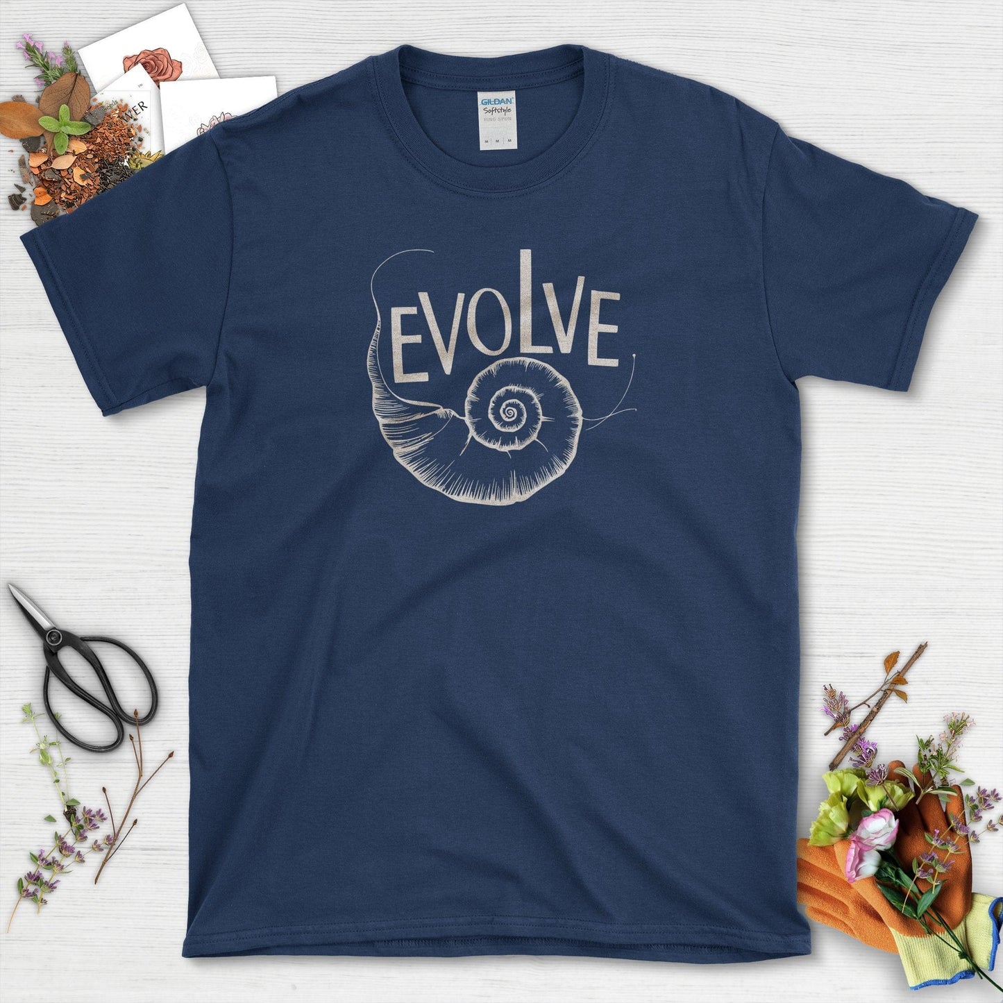 Evolve Snail T-Shirt Navy / S T-Shirt