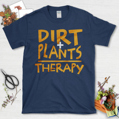 Experience Dirt Plants Therapy Comfort with This T-Shirt Navy / S T-Shirt