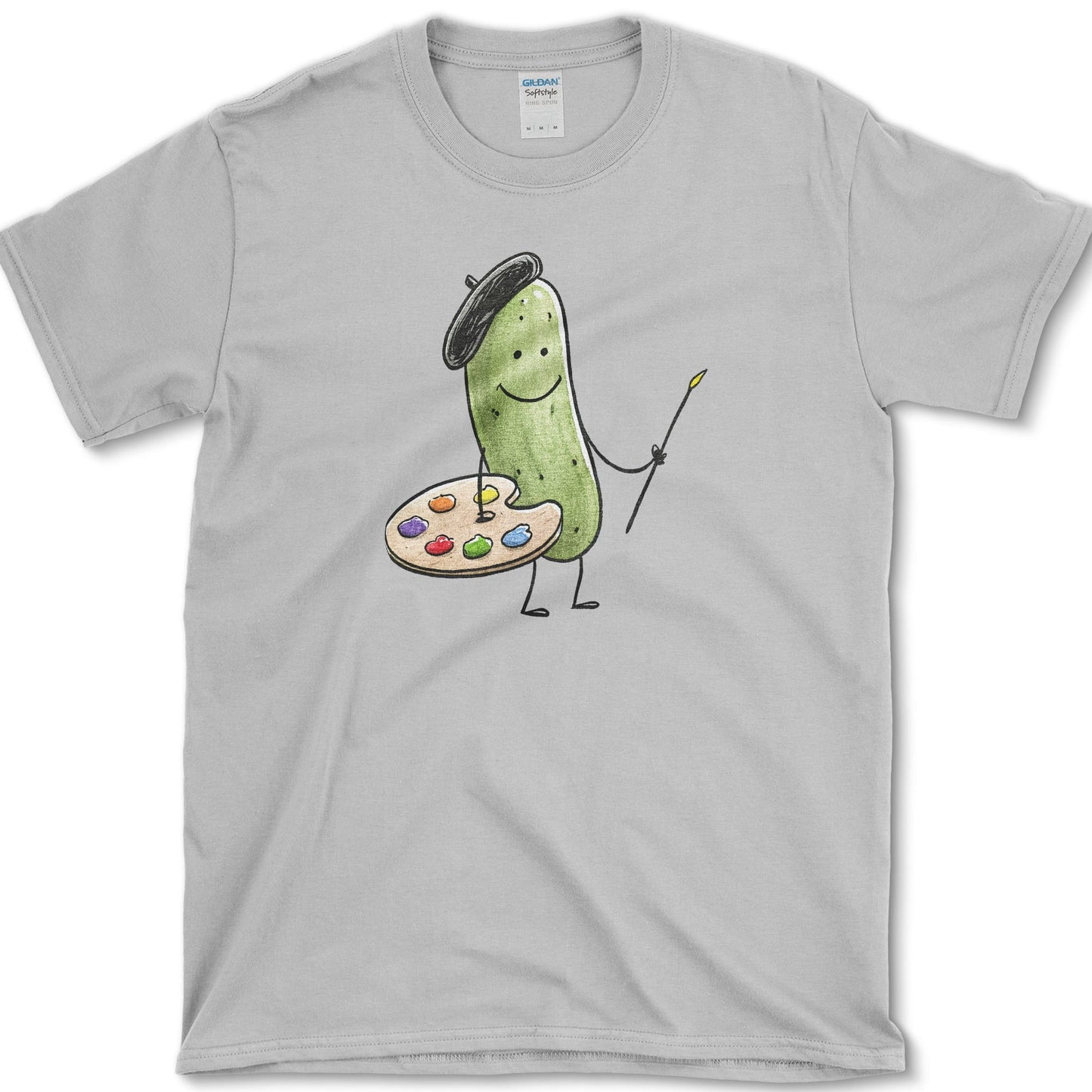 Pickle Artist design featuring pickle artwork on a t-shirt