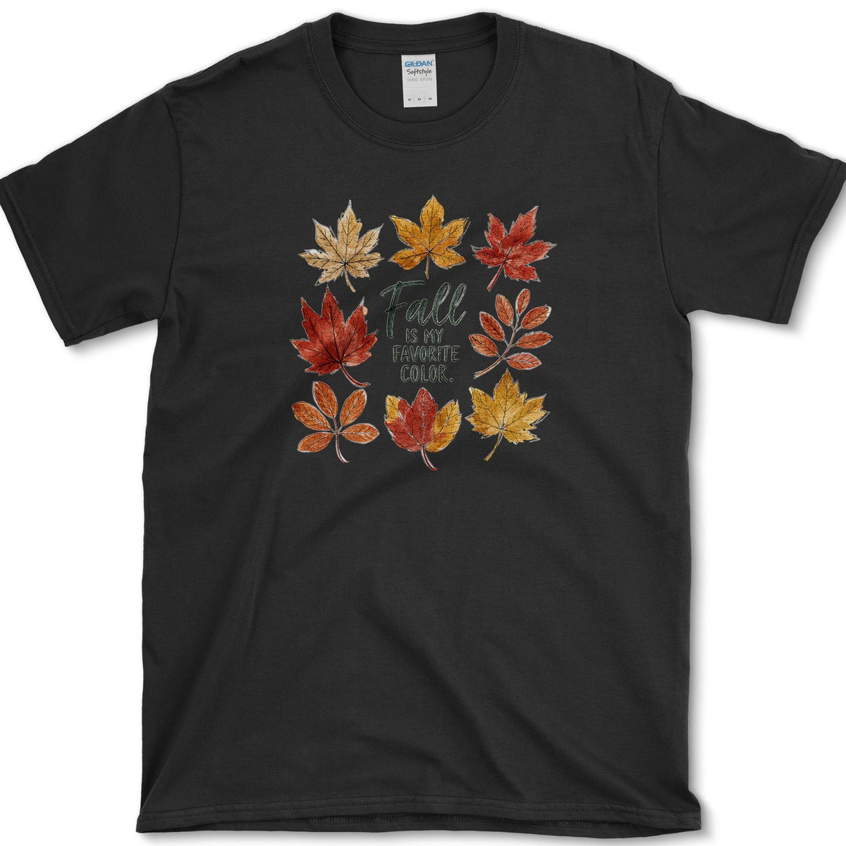 Fall Favorite Color T-Shirt Black / S Essential Tees