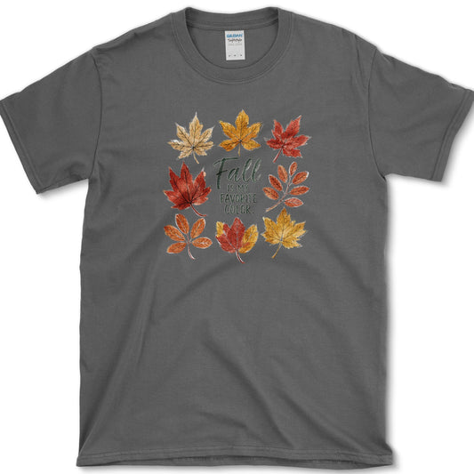 Fall Favorite Color T-Shirt Dark Heather / S Essential Tees