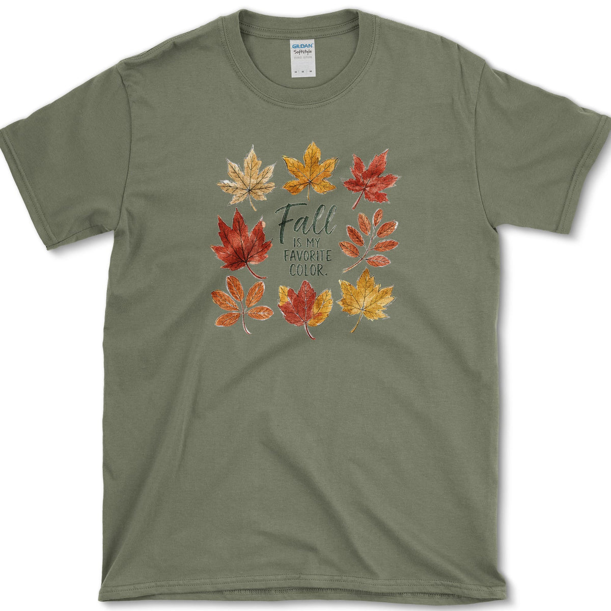 Fall Favorite Color T-Shirt Military Green / S Essential Tees