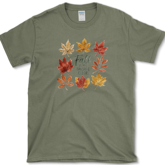 Fall Favorite Color T-Shirt Military Green / S Essential Tees