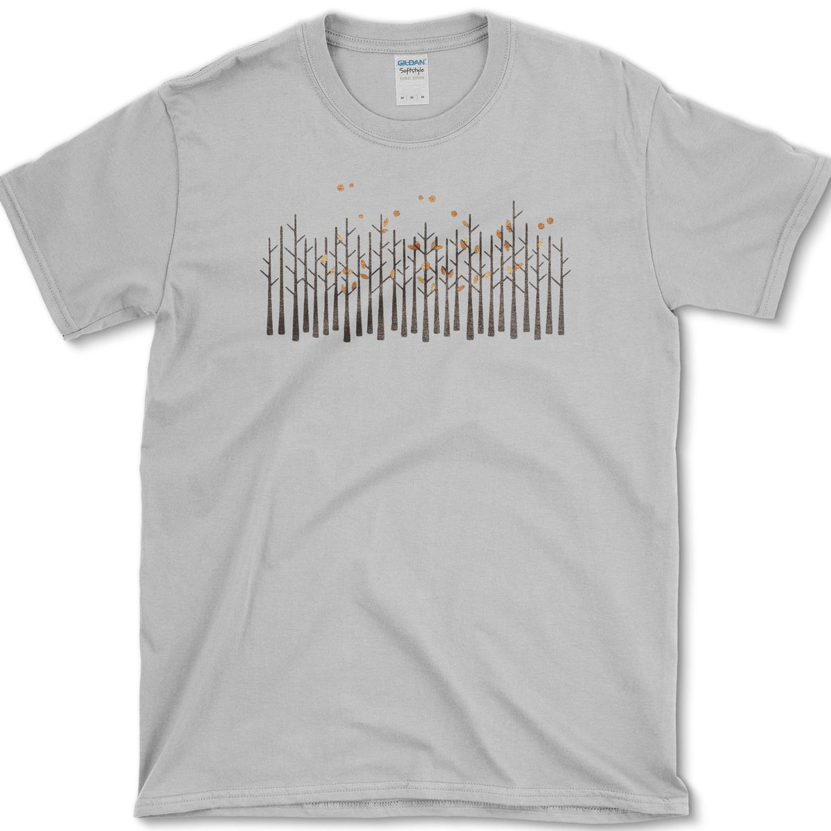 Fall Trees T-Shirt Sport Grey / S Essential Tees