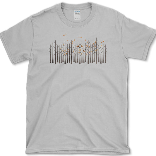 Fall Trees T-Shirt Sport Grey / S Essential Tees