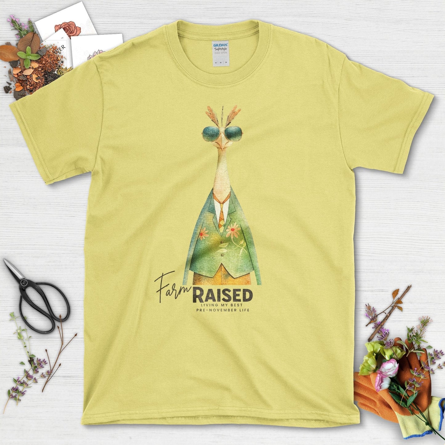 Farm Raised In Style T-Shirt Cornsilk / S T-Shirt