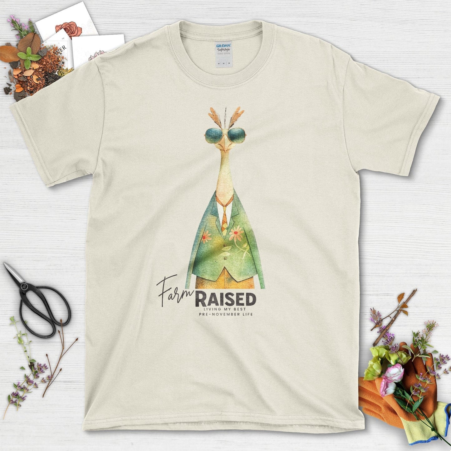 Farm Raised In Style T-Shirt Natural / S T-Shirt