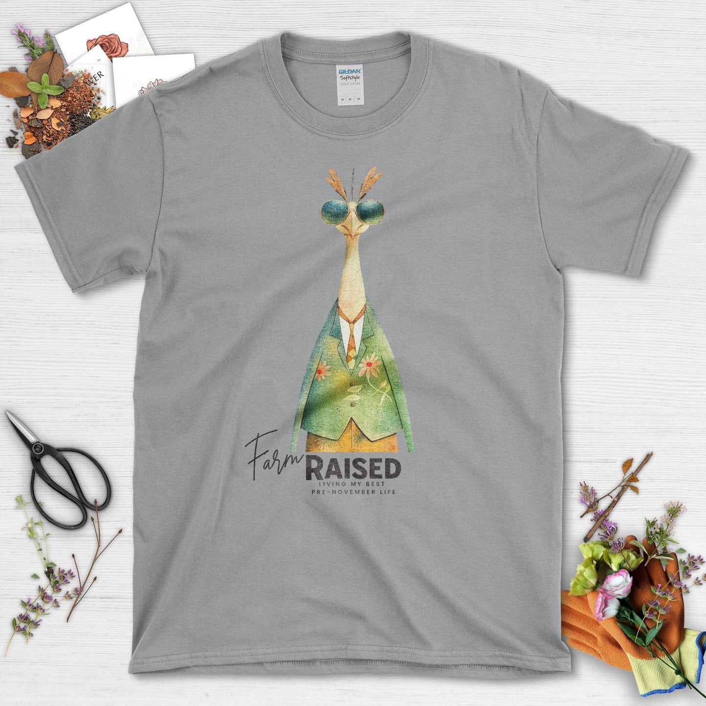 Farm Raised In Style T-Shirt Sport Grey / S T-Shirt