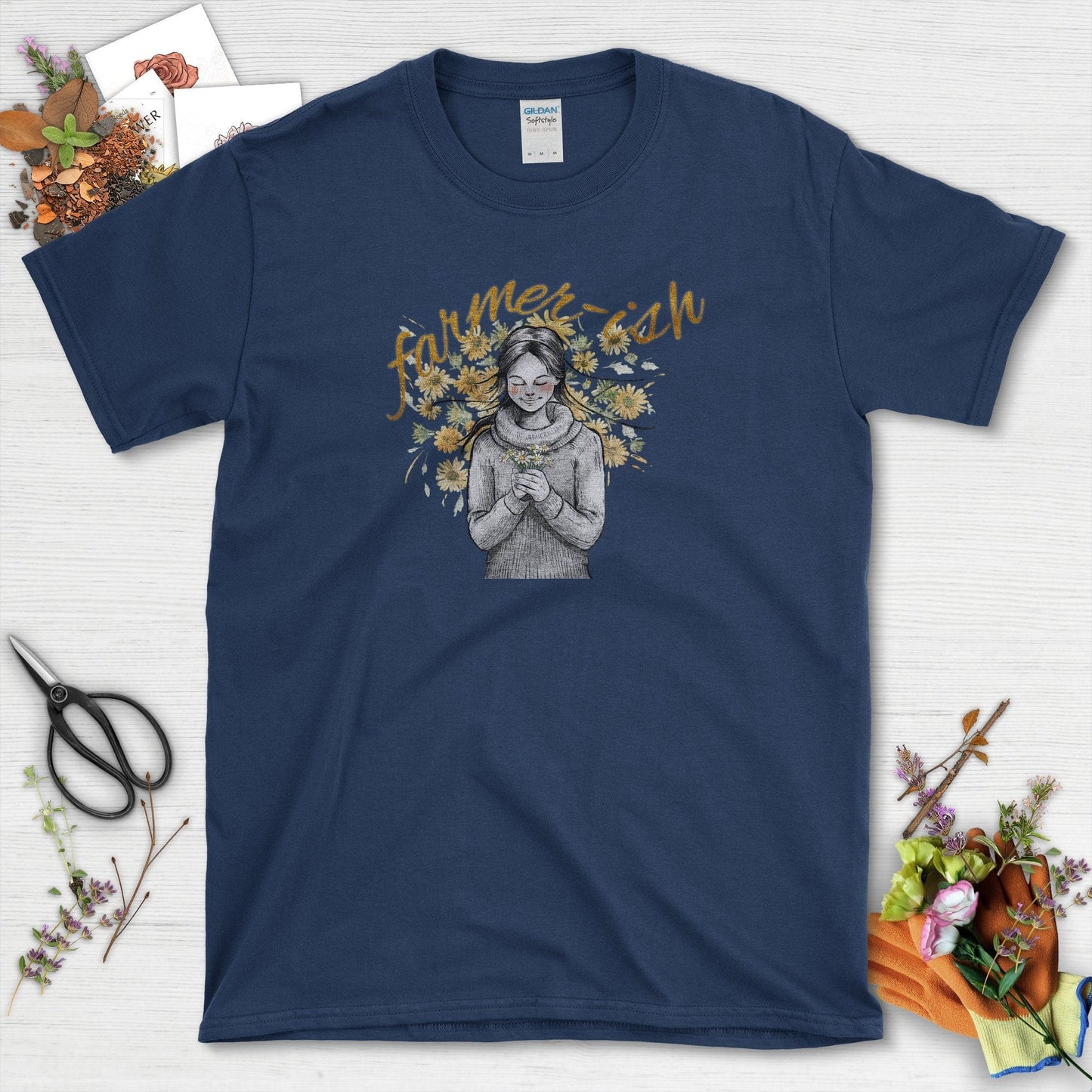 Farmer-ish T-Shirt Navy / S T-Shirt