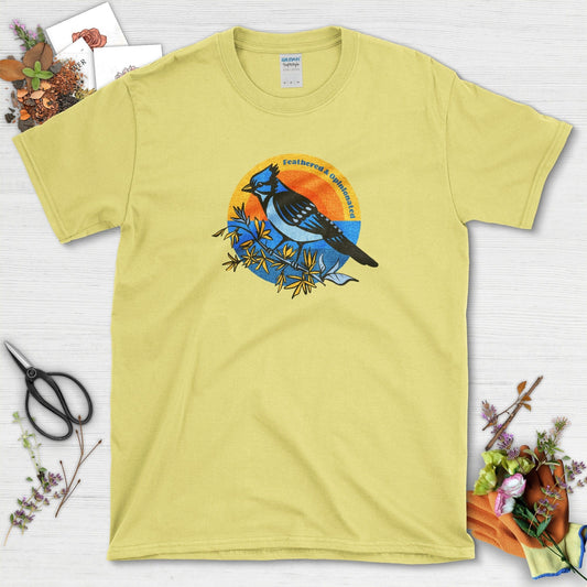 Feathered & Opinionated Birds T-Shirt Cornsilk / S Physical Item